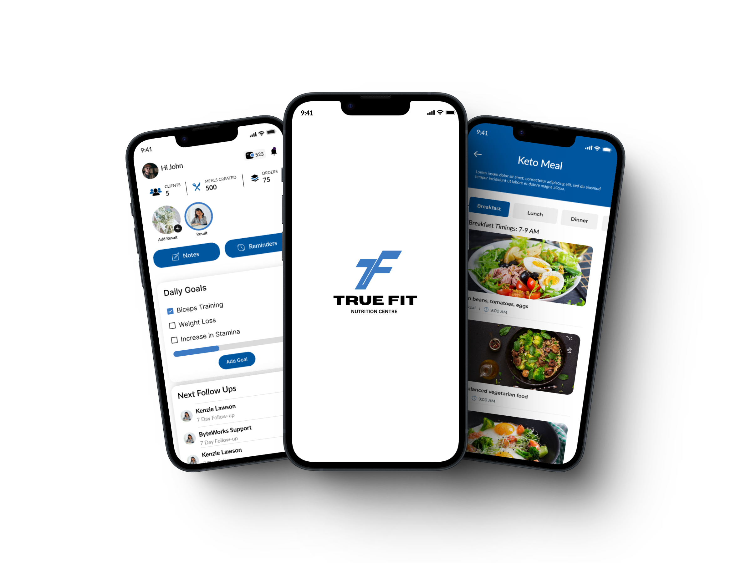 True Fit App Screens